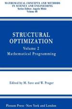 Structural Optimization, af W. Prager
