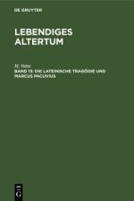 Die lateinische Tragodie und Marcus Pacuvius af Valsa M. Valsa
