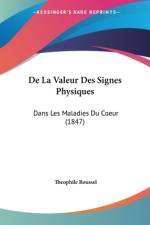 De La Valeur Des Signes Physiques af Theophile Roussel