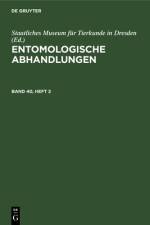 Entomologische Abhandlungen