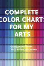 Complete Color Charts for my Arts - Color Swatches Themes, Color Wheels, Image Inspired Color Palettes af Artsy Betsy