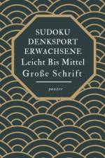 Sudoku Denksport Erwachsene Leicht Bis Mittel Große Schrift
