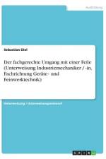 Der fachgerechte Umgang mit einer Feile (Unterweisung Industriemechaniker / -in, Fachrichtung Geräte¿ und Feinwerktechnik) af Sebastian Diel