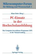 PC-Einsatz in der Hochschulausbildung af Klaus Dette