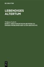 Neue sowjetische Beitrage zu einigen Problemen der alten Geschichte af Seyfarth Wolfgang Seyfarth
