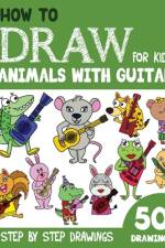 How to Draw Animals with Guitar for Kids af Sonia Rai