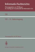 GI ¿ 11. Jahrestagung af W. Brauer