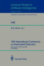10th International Conference on Automated Deduction af Mark E. Stickel