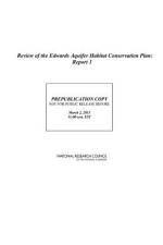 Review of the Edwards Aquifer Habitat Conservation Plan: Report 1 af National Research Council