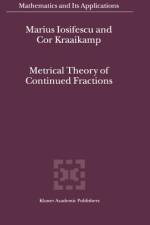 Metrical Theory of Continued Fractions af M. Iosifescu