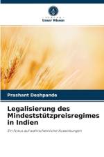 Legalisierung des Mindeststutzpreisregimes in Indien af Prashant Deshpande