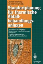 Standortplanung für thermische Abfallbehandlungsanlagen af Stefan Gessenich