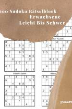 600 Sudoku Rätselblock Erwachsene Leicht Bis Schwer