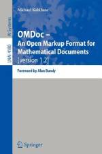 OMDoc -- An Open Markup Format for Mathematical Documents [version 1.2] af Michael Kohlhase