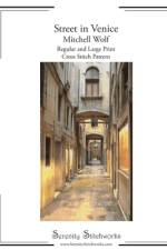Street in Venice Cross Stitch Pattern - Mitchell Wolf af Carmen Wolf