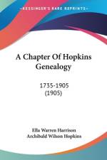 A Chapter Of Hopkins Genealogy af Ella Warren Harrison