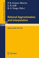 Rational Approximation and Interpolation af R. S. Varga