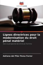 Lignes directrices pour la modernisation du droit pénal matériel af Adriana del Pilar Pérez Ferrer