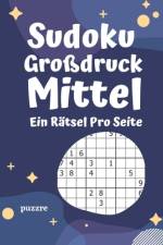 Sudoku Großdruck Mittel Ein Rätsel Pro Seite