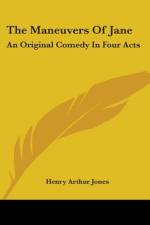 The Maneuvers Of Jane af Henry Arthur Jones