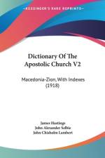 Dictionary Of The Apostolic Church V2 af James Hastings