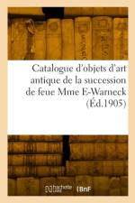Catalogue d'objets d'art antique, marbres, bronzes, terres cuites, ivoires, verrerie af Cesare Canessa