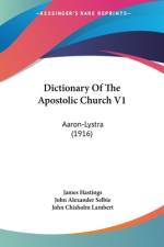 Dictionary Of The Apostolic Church V1 af James Hastings