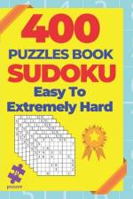 400 Puzzle Book Sudoku Easy To Extremely Hard