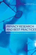 Privacy Research and Best Practices: Summary of a Workshop for the Intelligence Community af National Academies Of Sciences Engineeri