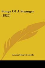 Songs Of A Stranger (1825) af Louisa Stuart Costello