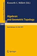 Algebraic and Geometric Topology af Kenneth C. Millett