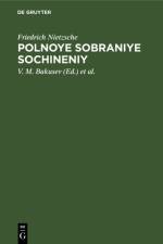 Polnoye sobraniye sochineniy af Friedrich Nietzsche