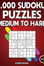 1,000 Sudoku Puzzles Medium to Hard