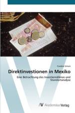 Direktinvestionen in Mexiko af Cordula Schulz