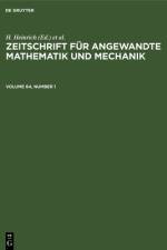 Zeitschrift fur Angewandte Mathematik und Mechanik