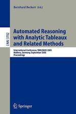 Automated Reasoning with Analytic Tableaux and Related Methods af Bernhard Beckert