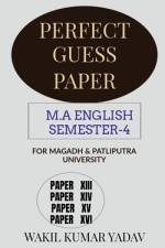 PERFECT GUESS PAPER M.A ENGLISH SEMESTER-4