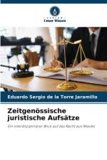 Zeitgenössische juristische Aufsätze af Eduardo Sergio de la Torre Jaramillo