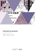Almanach des spectacles af Albert Soubies