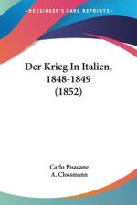 Der Krieg In Italien, 1848-1849 (1852) af Carlo Pisacane
