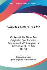 Varietes Litteraires V2 af Francois Arnaud