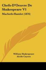 Chefs-D'Oeuvre De Shakespeare V1 af William Shakespeare