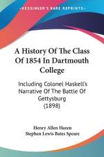 A History Of The Class Of 1854 In Dartmouth College af Henry Allen Hazen