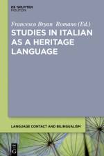 Studies in Italian as a Heritage Language af Francesco Bryan Romano