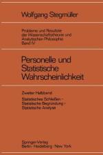 Personelle und Statistische Wahrscheinlichkeit af Wolfgang Stegmüller