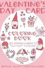 Valentine's Day Card Coloring Book af J and I Books