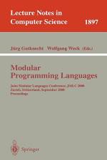 Modular Programming Languages af Jürg Gutknecht