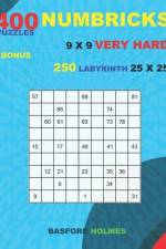400 NUMBRICKS puzzles 9 x 9 VERY HARD + BONUS 250 LABYRINTH 25 x 25 af Basford Holmes