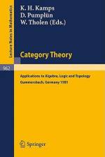 Category Theory af D. Pumplün