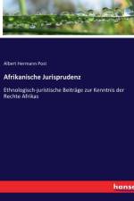 Afrikanische Jurisprudenz af Albert Hermann Post
